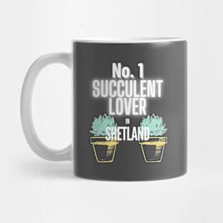 No.1 Succulent Lover In Shetland Mug